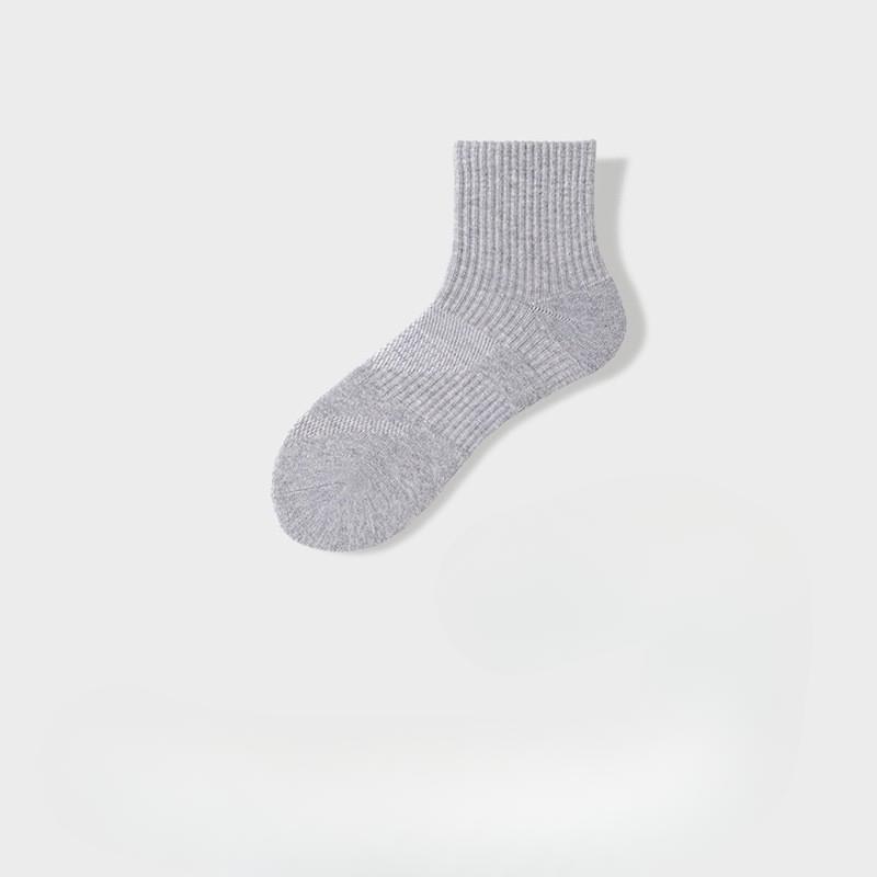 Men's Summer Mesh Breathable Deodorant Sweat Absorbing Sports Tube Cotton Socks