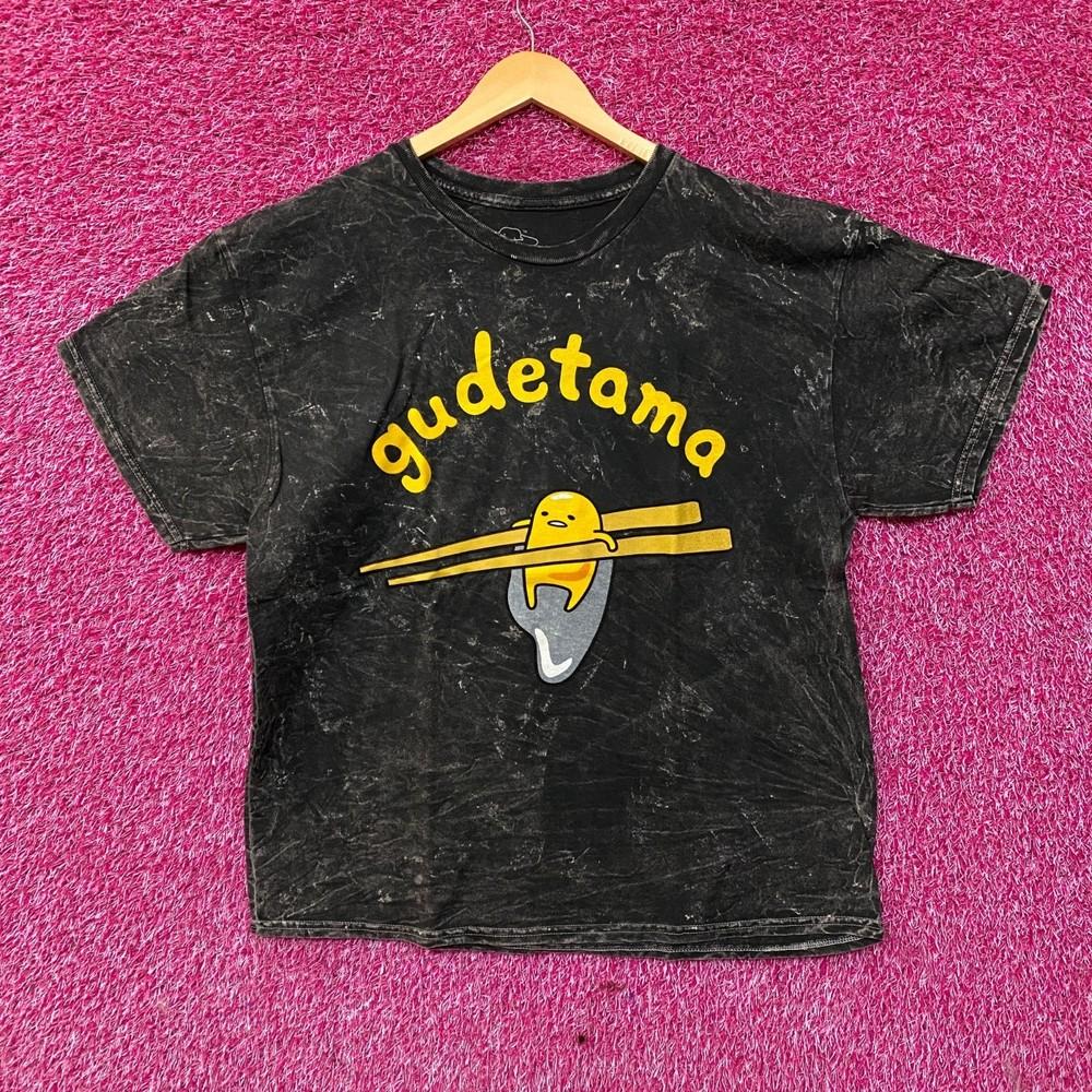 

Gudetama Chopsticks Mineral Wash Graphic TShirt Large Unisex T-Shirt S