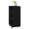 Sideboard Black 34.5 x 34 x 90 cm Particleboard