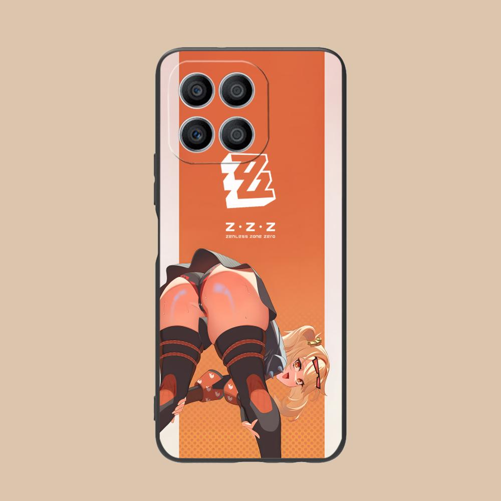 Zenless Zone Zero Burnice Phone Case for Honor 90 80 70 60 50 30 20 10 9 8 7 Pro S SE Lite 5G Black Pretty Smartphone Luxury