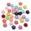Acrylic Dopamine Oil Droplets Flower Button Beads for DIY Jewelry 1 Set