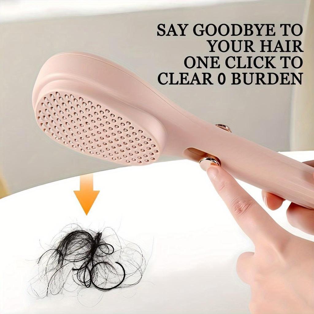 Draagbare Telescopische Kam Wit Roze Blauw Hoofdhuid Massage Borstel Zelfreinigende Haarkam Vrouwen Salon Styling Tool Compacte Magische Kam