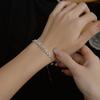 Sterling Wheat Pendant Bracelet Women Lightweight Luxury Floral Design Minimalist Friendship Jewelry