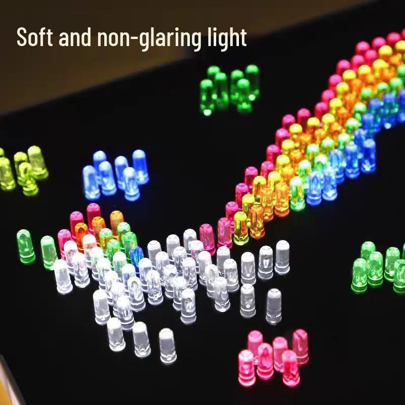 DIY Creative Mushroom Lamp Toy for Kids - Educational Pixel Panel with Luminous Beads