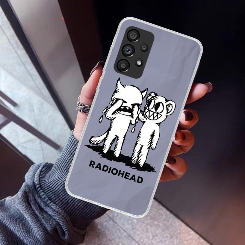 Bnad R-Radiohead Handyhülle Für Samsung Galaxy A12 A52S A42 A32 A22 A51 A50 Note 20 Ultra 10 S10 Plus A71 A70 A31 A30 A10S Galax
