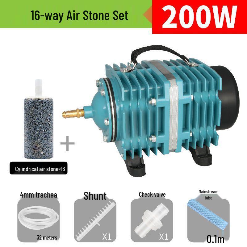 High-Power Electromagnetic Aquarium Aeration Pump for Fish Tanks & Ponds
