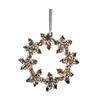 Clear Acrylic Christmas Ornaments Snowflake Tree Elk Butterfly Ballet Dancer Hanging Decoration for Holiday Winter Scene Decoration