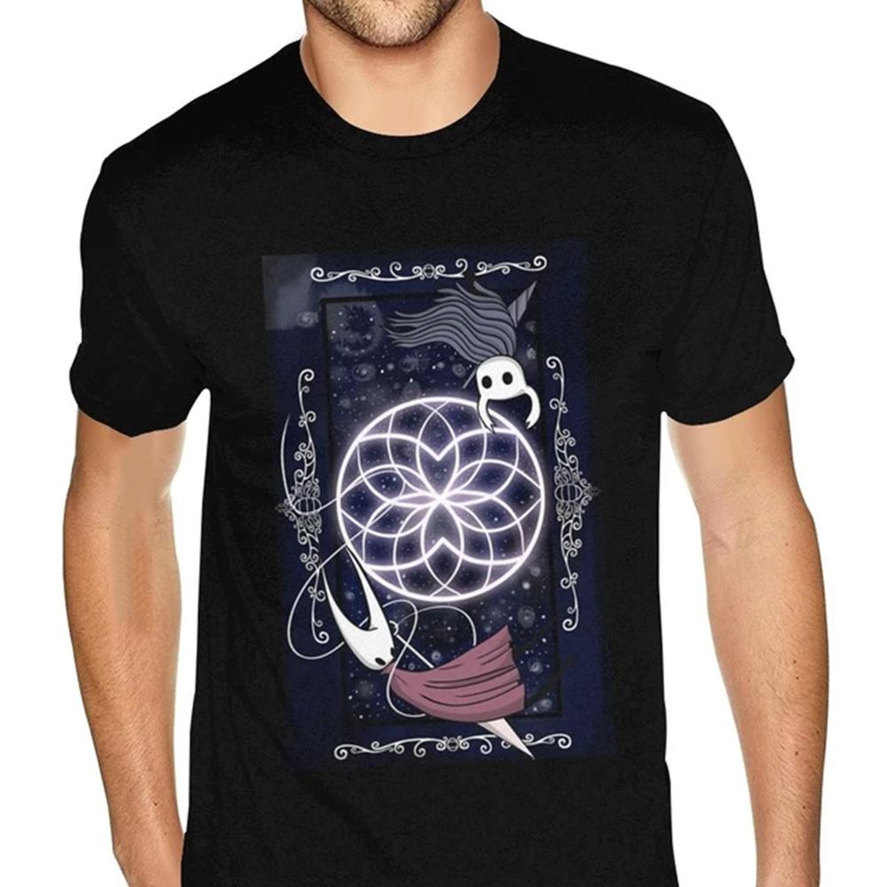 Hollow Knight Funny Game Classic Graphic TShirt Men Anime Graphic Tshirt HipHop Print Tee Breathable and Comfortable