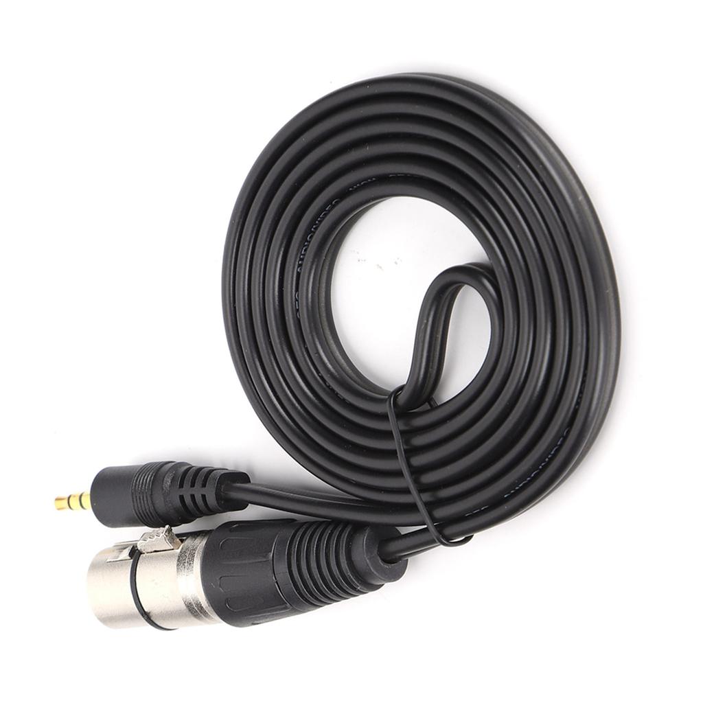 Microphone Cable 3.5mm Male To XLR Female PVC Microphone Cord for Digital Camera and PC