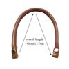 2Pcs Fashion PU Leather Shoulder Bag Strap Detachable Replacement Bag Handles Solid Color Clasp Bag Belt Bag Accessories