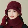Women's Cozy Knitted Winter Beanie Hat, Korean Style Thick Warm Knit Cap, Adjustable Closure, Lightweight, Fits Well