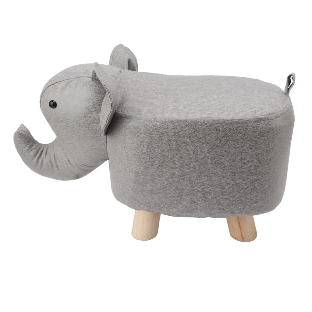 Fußhocker in Tierform, Elefantenform, rutschfest, leise, bequem, stabil, vielseitig einsetzbar, niedlicher Hocker