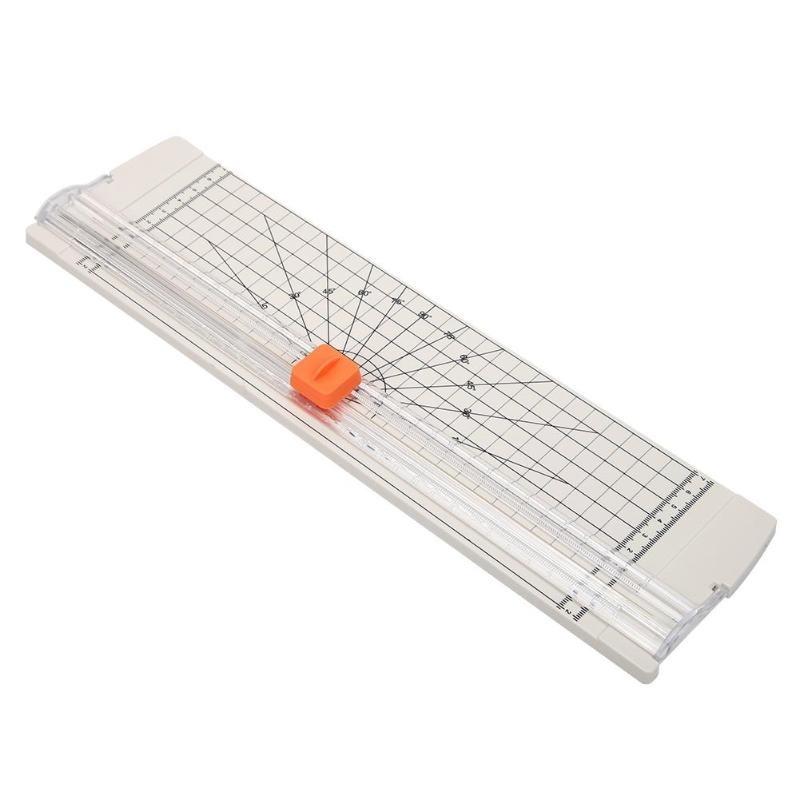 A4 Paper Cutting Guillotine Paper Cutter with Pull-out Ruler for Photo Trimmers Scrapbook Lightweight Cutting Mat Machine