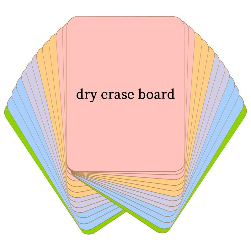 Dry Wipe Portable Mini Whiteboard for Children's Teaching Aids Household Double-sided Message Writing Board