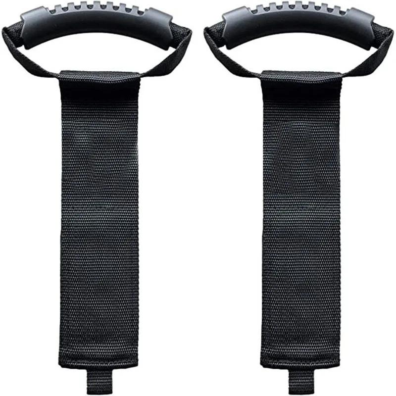 Storage Strap Heavy-Duty Hook and Loop Cord Carrying Strap, Hanger, and Organizer with Handle for Pool Hoses Garden Hoses Cables