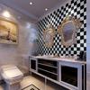 PVC Kitchen Oilproof Sticker Bathroom Waterproof Moistureproof Wallpaper Self-Adhesive Cabinet Stove Mosaic Tile Renovation Film