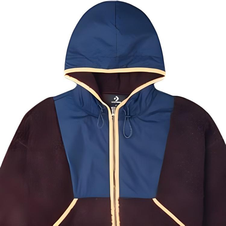 (WMNS) Converse Full Zip Fleece Hooded Jacket Asia Sizing 'Red Currant' Women's 10020285-A03