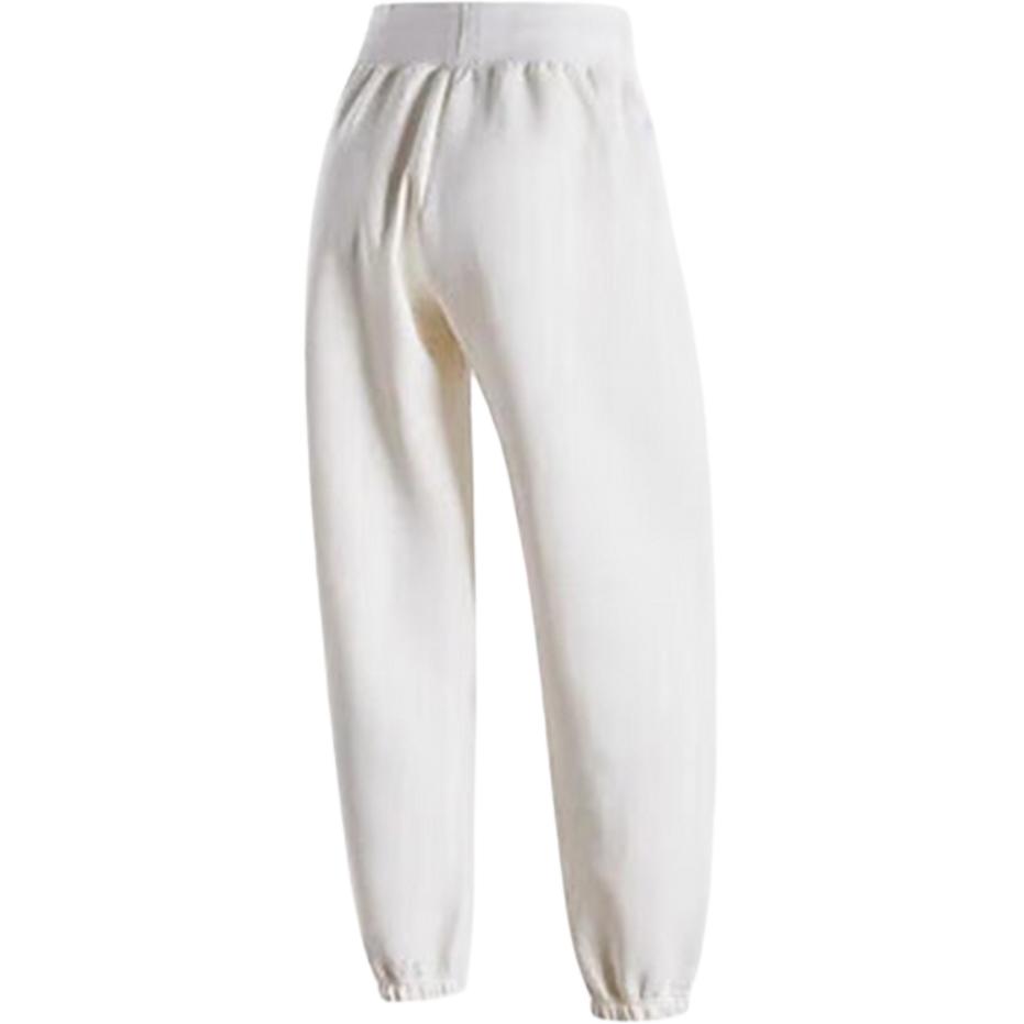 Nike Sportbekleidung Logo Kordelzug Strick-Jogginghose Damen Unterteile Segelweiß FZ6558-133