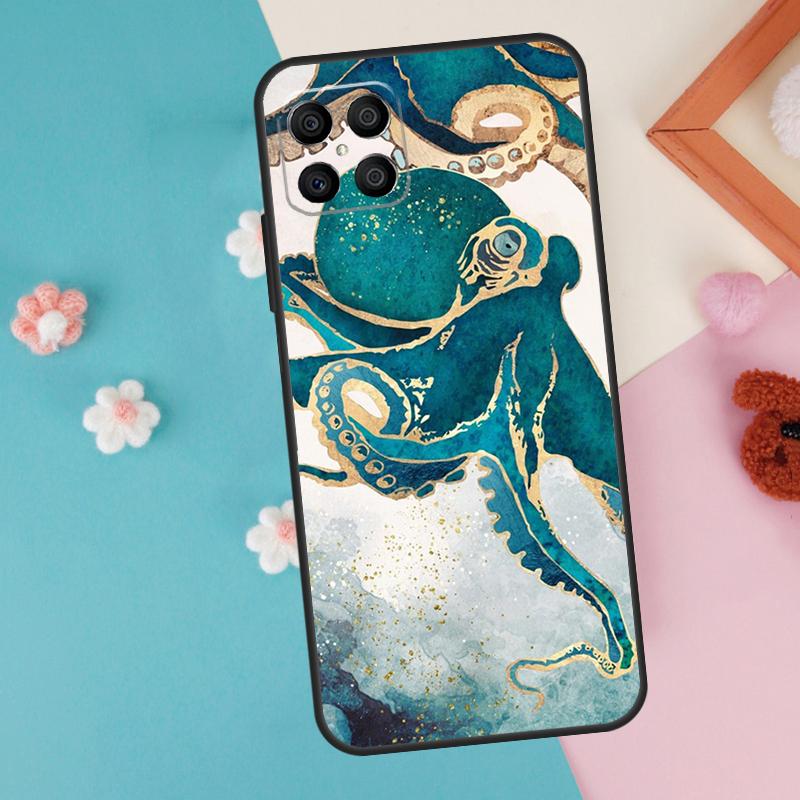 Marine Life Ocean Octopus Case For Honor 200 Pro 50 70 90 Lite X9a X8a X8 X9 X8b X9c X9b Honor Magic 7 5 6 Pro Cover