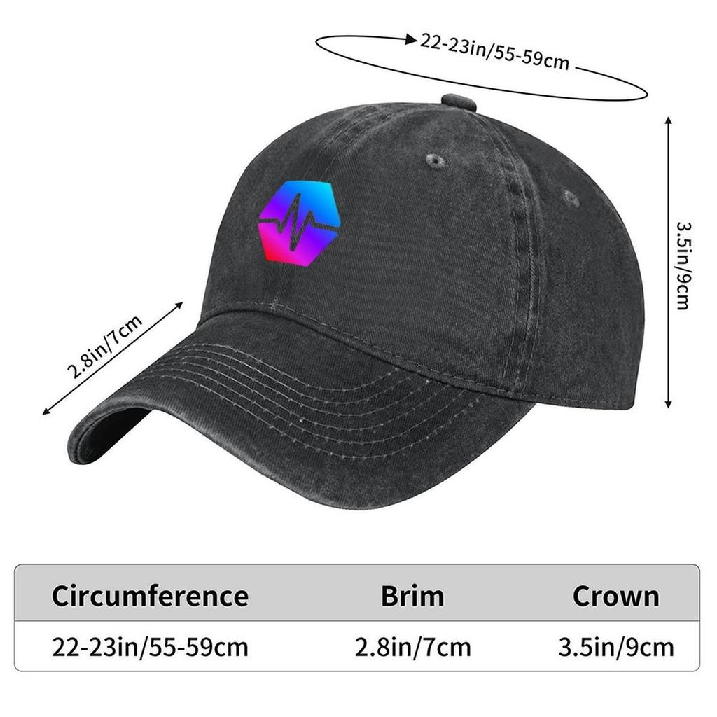 2026 Awesome Hexagonal Cubes Hex Crypto Logo Design Baseball Cap Hat Luxury Brand Custom Cap Western Hat Kids Hat Mens Caps Wome