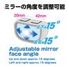 Seiko Sangyo EXEA Exterior Support Mirror Black EW-70