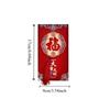 2pcs Chinese New Year Red Envelope Tassel Lucky Money Pockets Money Envelope  Wedding Birthday