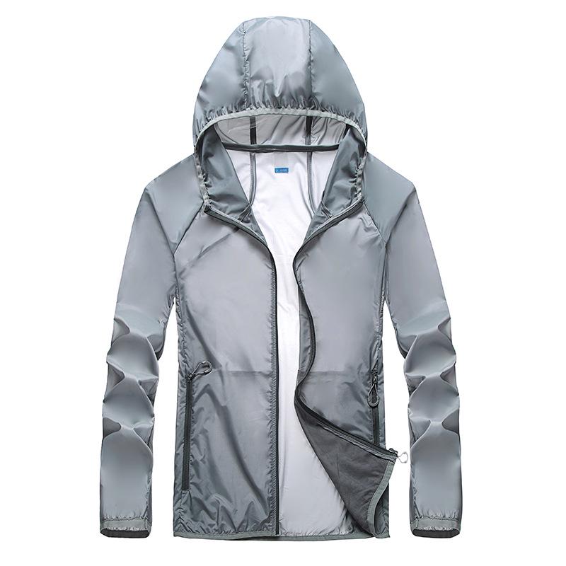 

Trendy Summer Breathable Sunscreen Jacket: Men s Sun Protection Windbreaker 4XL