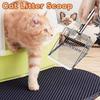 Non Stick Metal Cat Litter Scoop Ergonomic Handle Pets Poop Sifting Tool Pet Cleaning