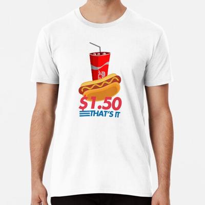 Hotdog und Soda 1.50 S bis 5XL Hergestellt in AU/USA T-Shirt