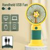 Rechargeable Mini USB Desk Fan: Portable, Strong Wind Handheld Electric Fan