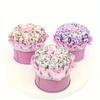 Floral Sewing Needle Insert, Storage Box with Pin Cushion Cover, Pin Holder Sewing Pin Organizer, for DIY Craft Hair Clip Daily Hand Sewing