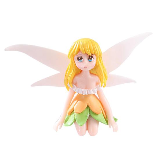 Modern Eye-catching Creative Adorable Scene Layout Flower Fairy Ornament for Garden Statue