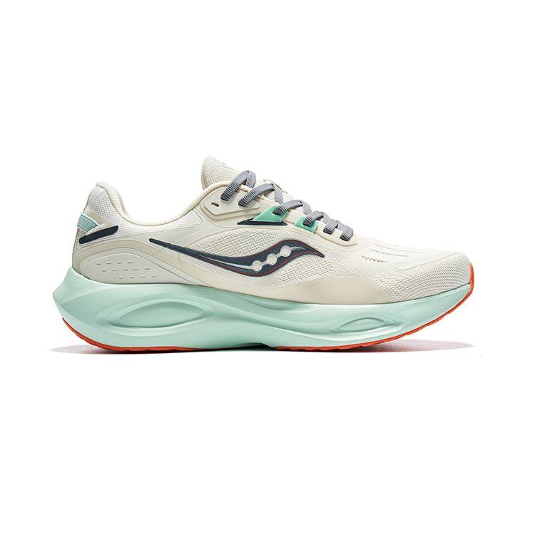 Saucony Phoenix Inferno 3 Comfortable Shock Absorption Low-Top Training Sprint Running Shoes Unisex sneaker Light-Gray Green S28227-2