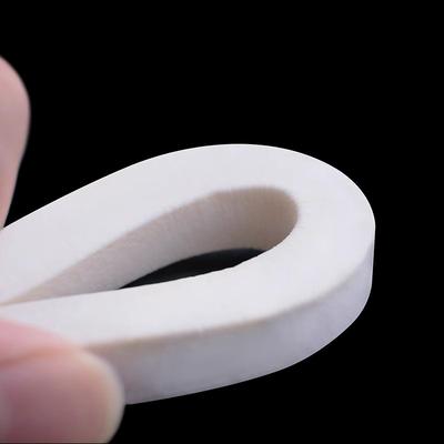 1m~10m White Square Trim Seal Silicone Foaming Sealing Strip Silicone Soft Sponge Strips Doors Windows Gasket