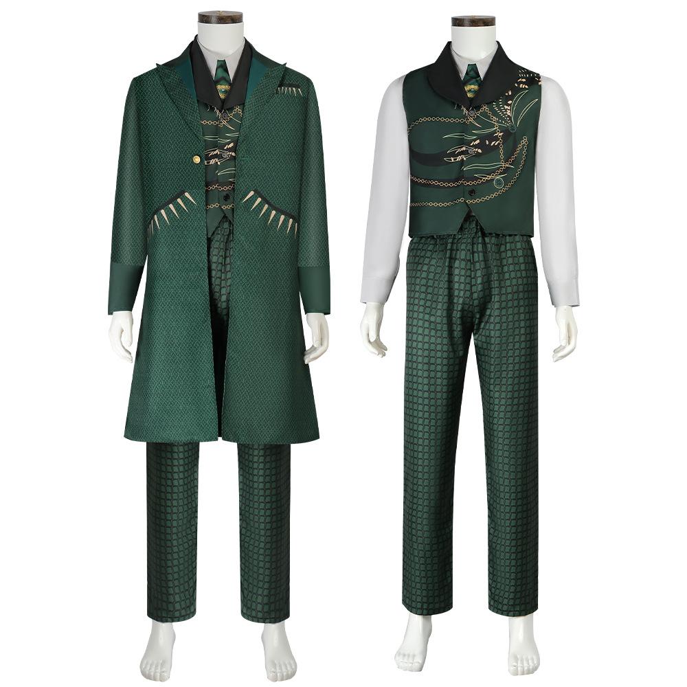 Wicked Oz Witch Cosplay Costume Green Suit Movie Wizard of Oz Halloween Stage Performance Outfit