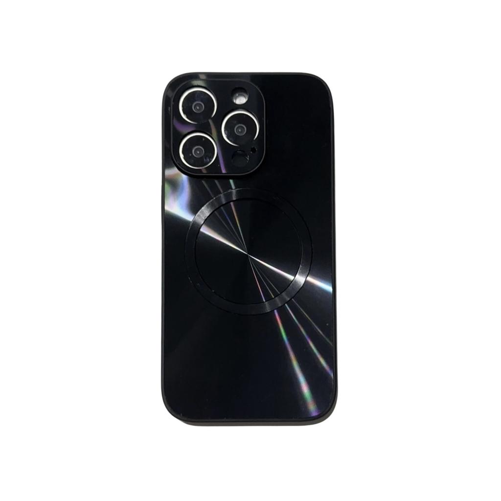 Aurora CD Muster für Apple 15 Promax Laser Handyhülle Magnetisch 14 Matt für IPhone 16 Schutzhülle