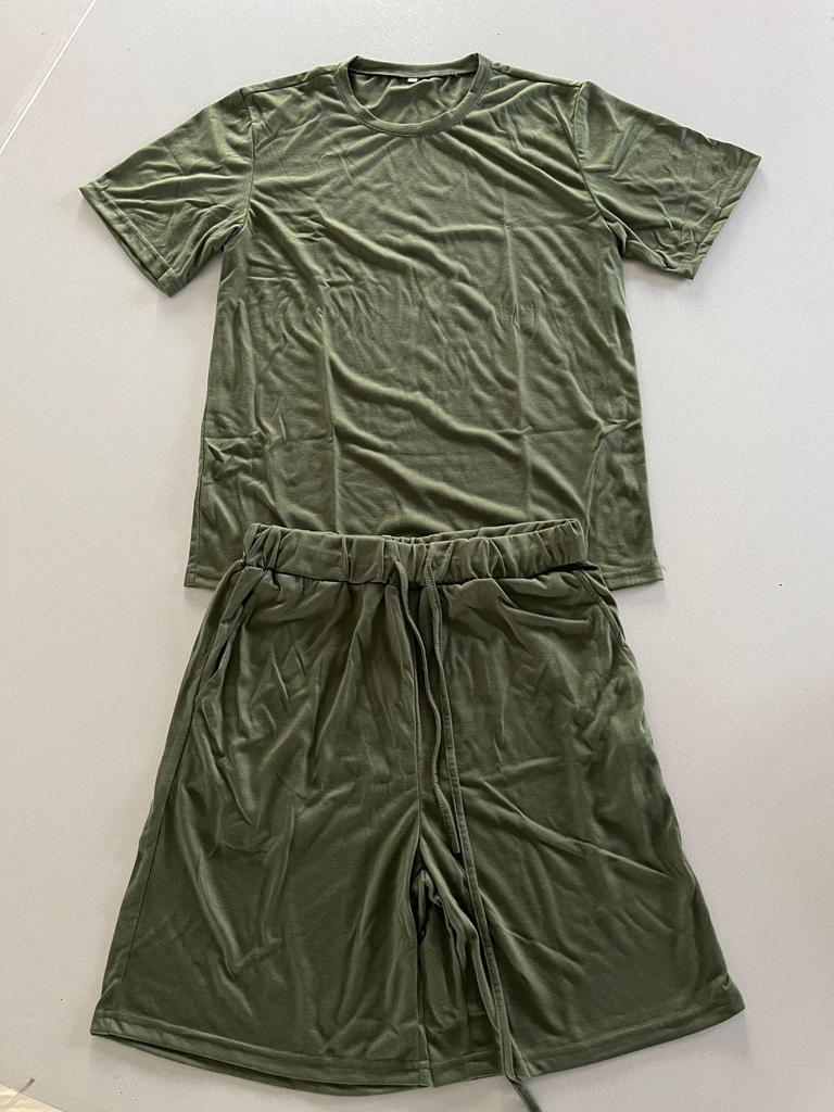 2024 Men's Trendy Summer Short Sleeve & Shorts Set - Casual Sportswear