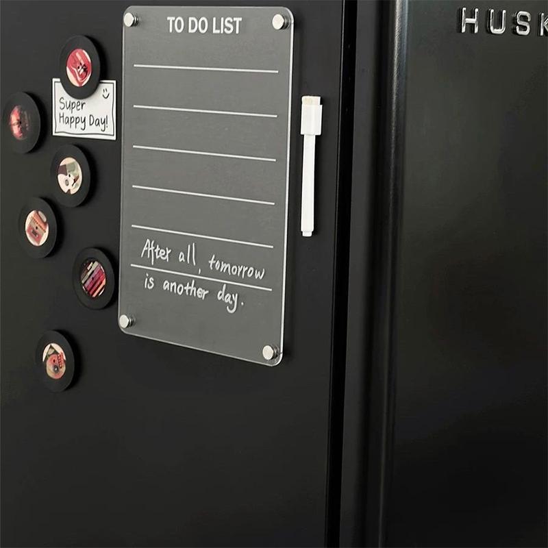 Acrylic Refrigerator Magnet Calendar Board Magnetic Handwritten Erasable Message Board Whiteboard Memo Weekly Planner