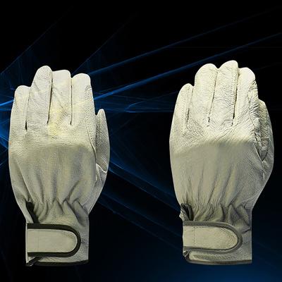 1 Çift Elektrik Kaynak İş Eldiveni Deri Kaynak Eldiveni Isıya Dayanıklı Güvenlik İş Eldiveni