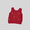 MILANCEl 2025 Summer Kids Clothing Set Strawberry Vest  And Wide Leg Pants 2 Pcs Girls Suit  Girls Clothes Suit