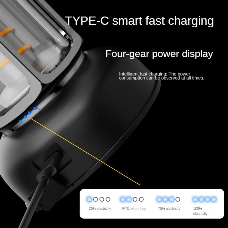 New outdoor camping lamp multi-functional waterproof atmosphere lamp rechargeable tent lamp retro portable lamp horse lantern