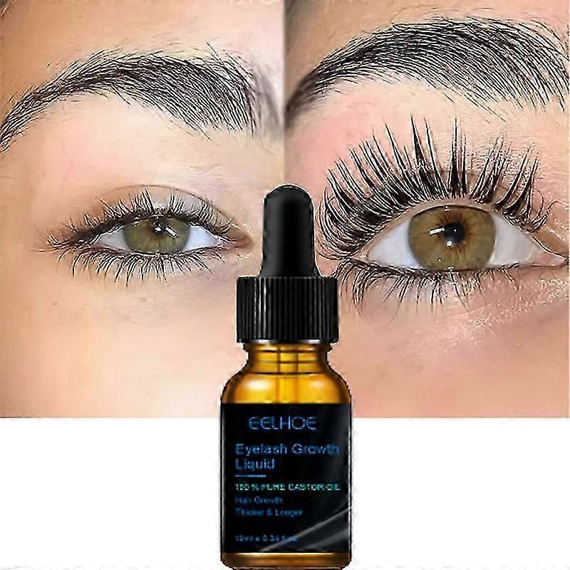 3pcs Natural Eyelash Growth Serum 7 Days Fast Eyelashes Enhancer Longer Thicker Fuller Lashes Eyebrows Lift Eye Care Products Makeup