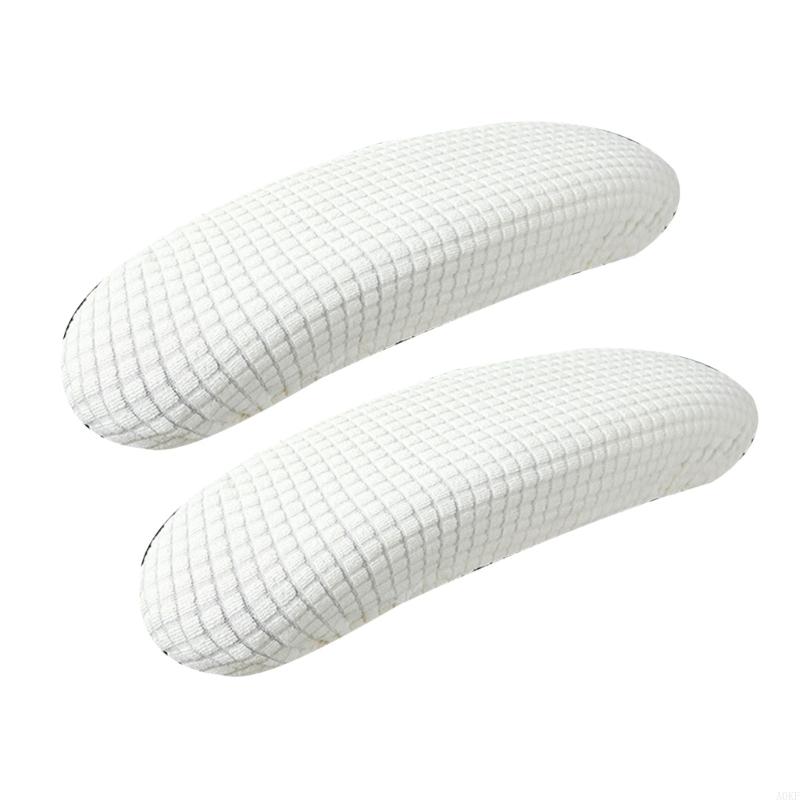 2er-Pack Armlehnen-Schutzbezüge mit Gummiband zur sicheren Befestigung an verschiedenen Bürostühlen, bietet A0KF