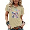 Vintage Katseye Tshirt Unisex Unisex 90s Fashion Tees Shirt Korean Ulzzang Short Sleeve Tshirts For Fan Gifts