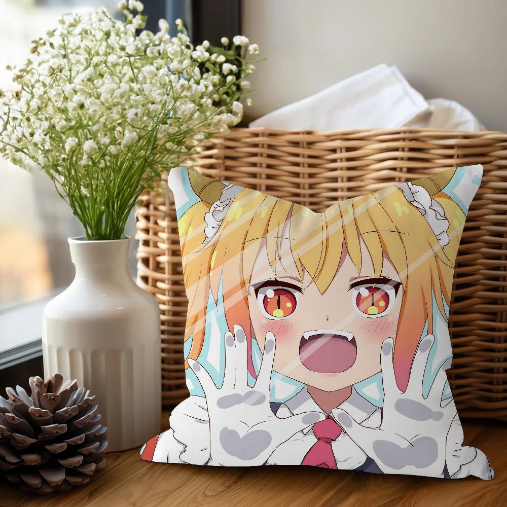 Miss Kobayashi's D-Dragon Maid Pillowcases Home Bedding Decorative Pillow Cover Wedding Super Soft Pillow Case