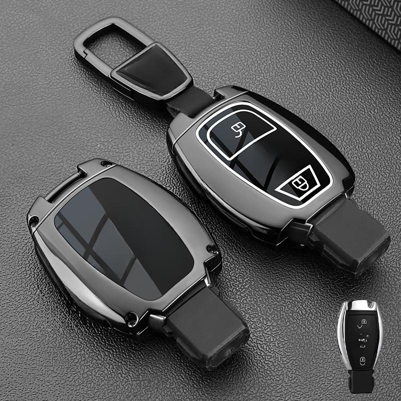 Car Key Case Cover Shell for Mercedes Benz C E S Class GLC W206 W223 W214 E300 C260 C300 S450 S500 S400 Fob Accessories