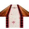 Christmas Decoration Table Runner Linen Table Runner Home Kitchen Restaurant New Year Dinner Anti -Fouling Table Runner