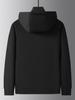 2025 Fleece-Lined Hooded Jacket: Men's Plus Size Thick Casual Sport Cardigan for Autumn/Winter