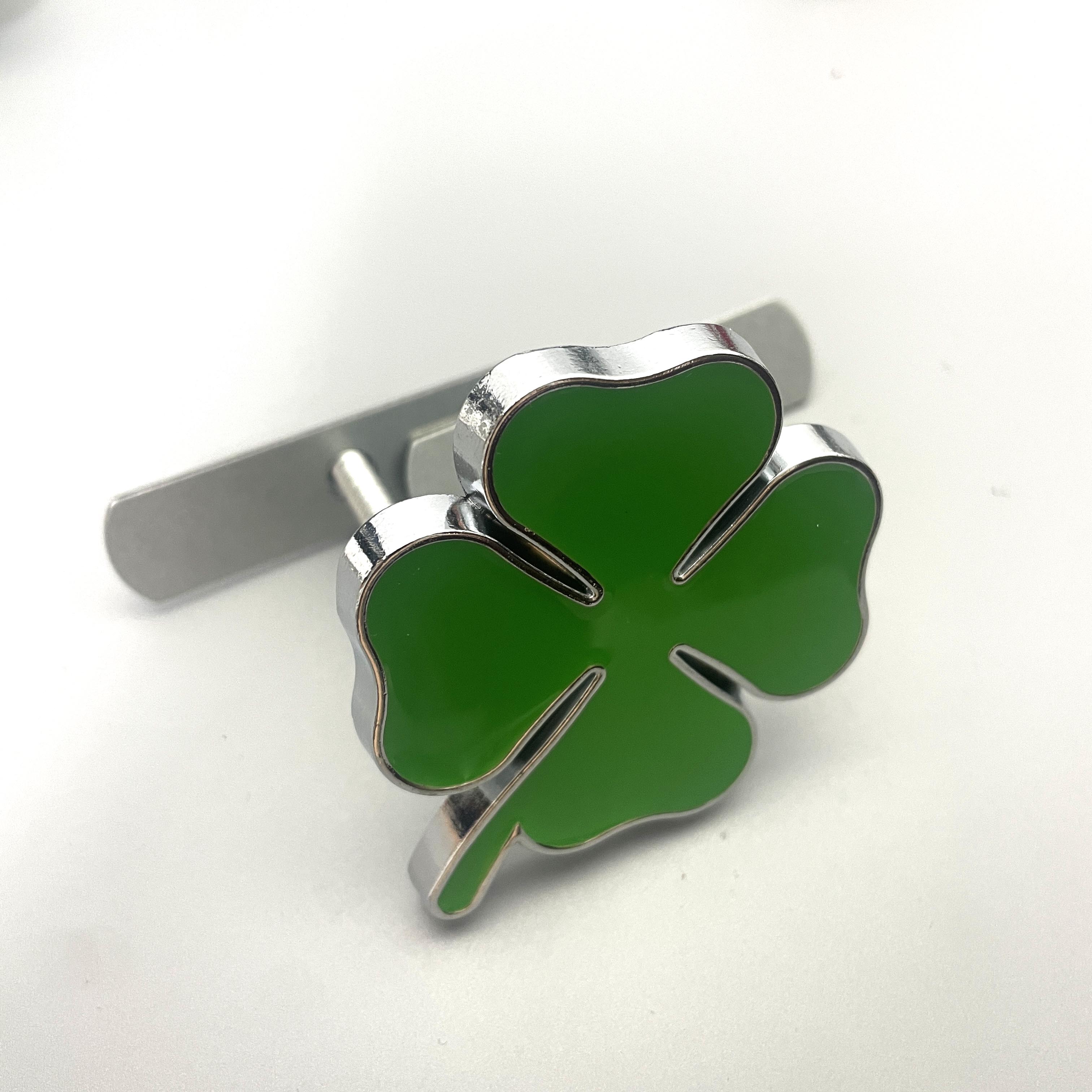 

Clover Emblem Car Logo-Suitable For Giulia Stelvio Alfa Romeo Giulia Stelvio Junior Tonale Front Hood Grill Badge Emblem Car Body/Car Windows Sticker Silver&Green