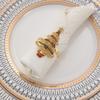 6pcs Christmas Napkin Rings Set Napkin Rings For Dinner Party, Wedding, Birthday Christmas Home Table Decoration Accessories